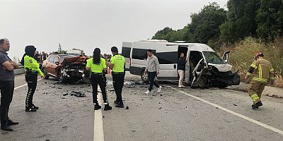 Bursa'da feci kaza: Kazayı bırakıp birbirlerine girdiler