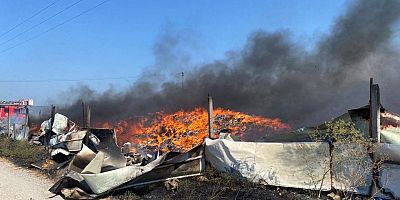 Bursa'da geri dönüşüm tesisinde çıkan yangın söndürüldü