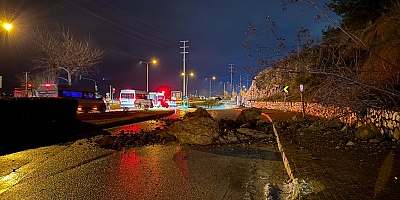 Bursa'da heyelan