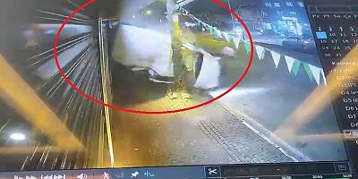 Bursa’da Işık ihlali yapan araç taklalar atarak durabildi... Kaza anı kamerada
