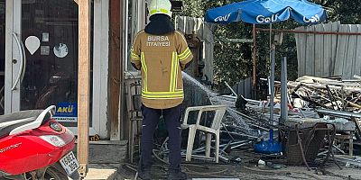 Bursa’da İznik’te LPG tankı patladı: 1 yaralı