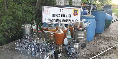 BURSA'DA KAÇAK İÇKİ OPERASYONU