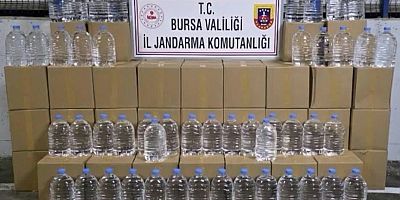 BURSA’DA KAÇAKÇILIK OPERASYONU: 1.260 LİTRE ETİL ALKOL ELE GEÇİRİLDİ