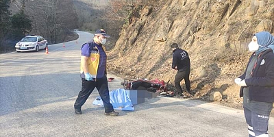 Bursa'da kamyonla çarpışan motosikletin sürücüsü öldü