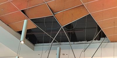 Bursa’da Korupark AVM'de tavan çöktü, yemek yiyenler ölümden döndü