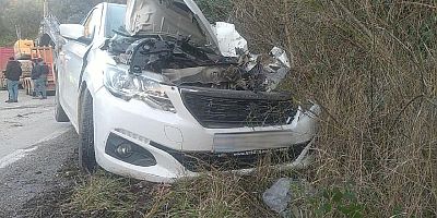 Bursa’da meydana gelen trafik kazasında 2 kişi yaralandı