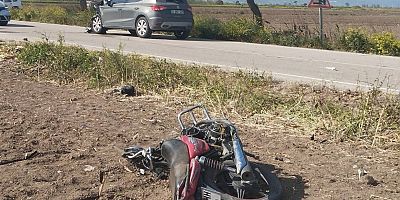 Bursa'da motosiklet ile otomobil çarpıştı: 1 ölü