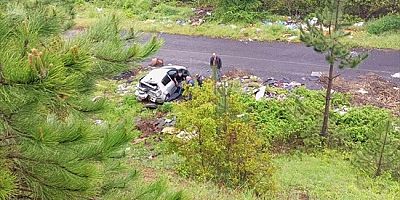 Bursa'da otomobil uçuruma devrildi, 1 kişi öldü, 1 kişi yaralandı