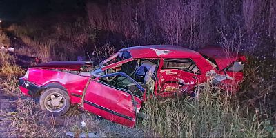 Bursa'da otomobillerin çarpışması sonucu 5 kişi yaralandı