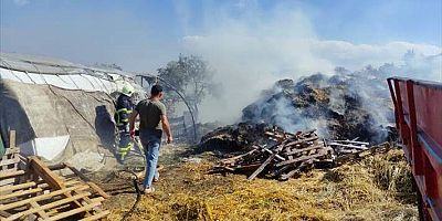 Bursa'da saman balyaları yandı