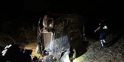 Bursa'da takla atan otomobildeki 3 kişi yaralandı