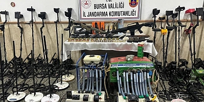 Bursa'da tarihi eser kaçakçılığı operasyonunda 3 kişi yakalandı