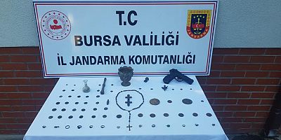 Bursa'da tarihi eser satmaya çalışan 4 kişi gözaltına alındı