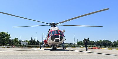 Bursa'da tatil trafiğine jandarmadan helikopterle denetim