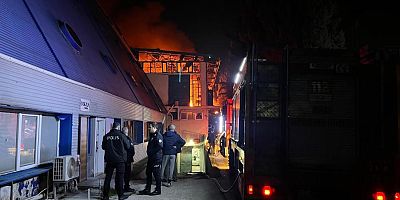 Bursa’da Tekstil fabrikasını küle çeviren o patlama saniye saniye görüntülendi
