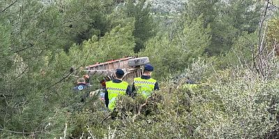 Bursa'da traktör şarampole yuvarlandı: 1 Kişi Hayatını kaybetti 1 yaralı