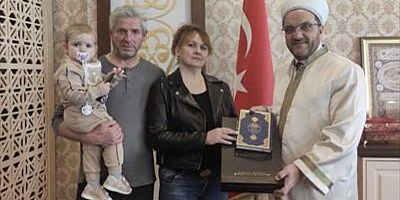 Bursa'da Ukrayna vatandaşı kadın Müslüman oldu