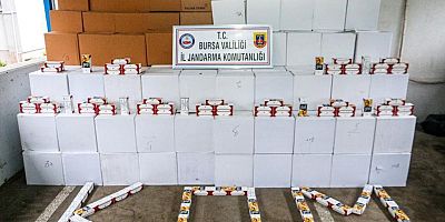 Bursa'da yaklaşık 3 milyon bandrolsüz makaron ele geçirildi