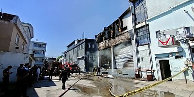 Bursa'da yatak fabrikasında çıkan yangın söndürüldü