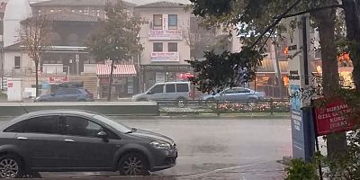 Bursa hasretle beklediği yağmura kavuştu