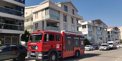 Bursa Mudanya'da mutfak yangını söndürüldü