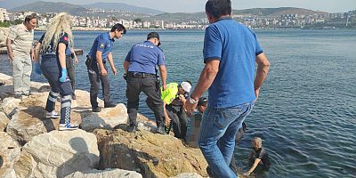 Bursa'nın Gemlik ilçesinde denize giren çocuk boğuldu.