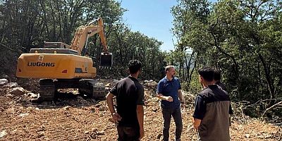 Bursa Orman Bölge Müdürü Erdal Şahan Orman Yolu Çalışmalarını İnceledi
