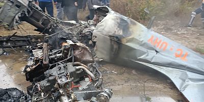 Bursa’ya uçak düştü; 2 ölü