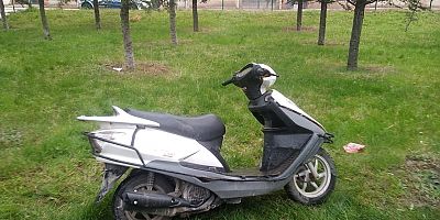 Çalınan motosiklet boş arazide bulundu