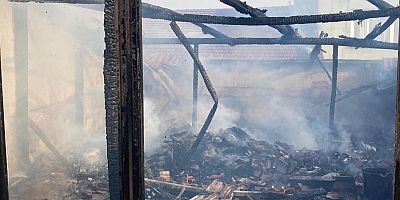 Çatı Katında Çıkan Yangın Korkuttu