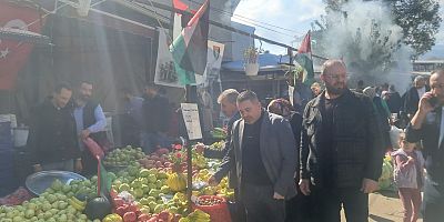 Çeltik Mahallesinden Gazze’ye destek