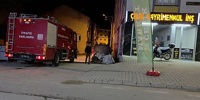 Cerrah Mahallesi’nde Baca Yangını Paniği