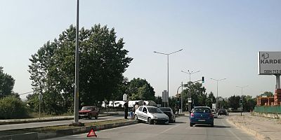 Çevre yolunda korkutan kaza