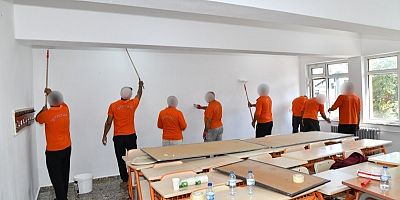 Ceza infaz kurumları ve denetimli serbestlik yükümlüleri okulları yeni sezona hazırladı