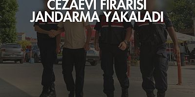 Cezaevi firarisini jandarma yakaladı