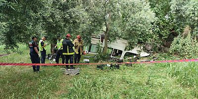 Çiftçi pazara erik satmaya giderken geçirdiği kazada hayatını kaybetti
