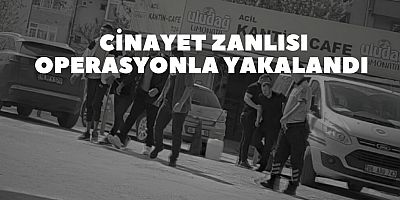 Cinayet zanlısı operasyonla yakalandı 
