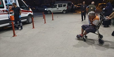 ÇİVİLİ AHŞAP PARÇALARININ ÜZERİNE DÜŞTÜ