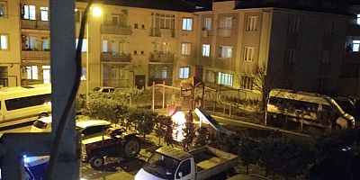 Çocuk parkını ateşe verdiler 