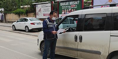 Covid-19 kapsamı çerçevesinde polislerimizin 5 saatlik mesaisi