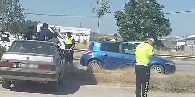 D-200 Karayolu’nda Otomobil Refüje Çıktı: 4 Yaralı