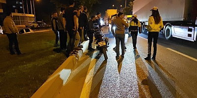 D200 Karayolunda Motosiklet Kazası