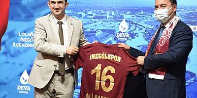 DEVA Partisi Genel Başkanı Babacan, partisinin İnegöl ilçe kongresine katıldı