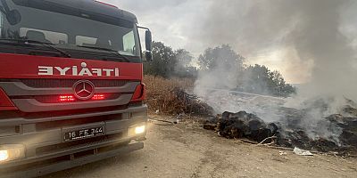 Deydinler Mahallesi’nde Çöplük Alanda Yangın Paniği