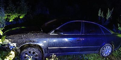 Deydinler Yolunda Takla Atan Otomobil Tarlaya Uçtu