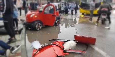 Dikkatsizlik kazaya neden oldu