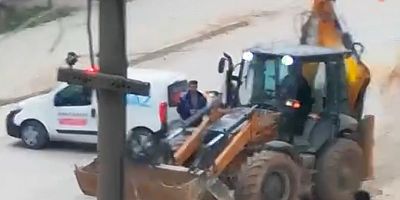 Doğalgaz Borusu Patladı, Mahallede Panik Yaşandı