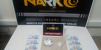 Durdurulan araçta uyuşturucu