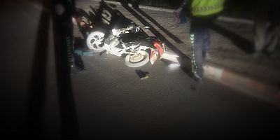 Şarjlı motosiklet sürücüsü yaralandı