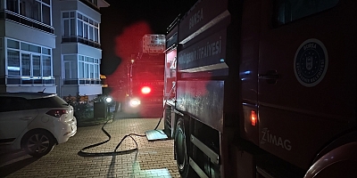 Elektrik kontağından çıkan yangın söndürüldü